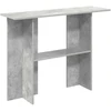 Konsolinis stalas Betono pilka 100 x 30 x 75 cm