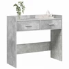 Konsolinis stalas Betono pilka 90 x 35 x 80 cm Apdirbta mediena