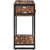 konsolinis stalas daugiaspalvis 100x35x75 cm