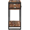 konsolinis stalas daugiaspalvis 100x35x75 cm