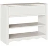 Konsolinis stalas su stalčių Drammen Balta 89,5 x 37 x 73 cm