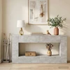 Konsolinis stalas Betono Pilka 155 x 29 x 74 cm