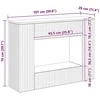 Konsolinis stalas Betono Pilka 101 x 29 x 74 cm