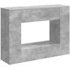 Konsolinis stalas Dryžuotas Betono Pilka 101 x 29 x 74 cm