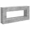 Konsolinis stalas Dryžuotas Betono Pilka 155 x 29 x 74 cm