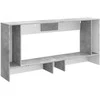Konsolinis stalas Dryžuotas Betono Pilka 155 x 29 x 74 cm