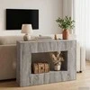 Konsolinis stalas Dryžuotas Pilka Sonoma 101 x 29 x 74 cm