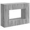 Konsolinis stalas Dryžuotas Pilka Sonoma 101 x 29 x 74 cm