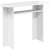 Konsolinis stalas Itin blizgi balta 100 x 39,5 x 75 cm