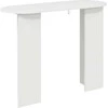 Konsolinis stalas Itin blizgi balta 100 x 39,5 x 75 cm