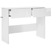 Konsolinis staliukas Itin blizgi balta 96,5 x 38 x 75 cm