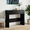 Konsolinis staliukas Juoda 96,5 x 38 x 75 cm Apdirbta mediena