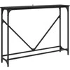 Konsolinis stalas Juodas ąžuolas 102 x 23 x 75 cm
