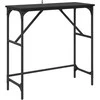 Konsolinis stalas Juodas ąžuolas 75 x 32 x 75 cm