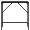 Konsolinis stalas Juodas ąžuolas 75 x 32 x 75 cm