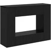 Konsolinis stalas Juodas 101 x 29 x 74 cm Dirbtinė mediena