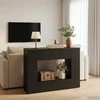 Konsolinis stalas Juodas 101 x 29 x 74 cm Dirbtinė mediena