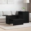 Konsolinis stalas Juodas ąžuolas 91,5 x 35 x 38,5 cm