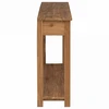 Konsolinis stalas Natūrali 110 x 30 x 80 cm Kieto teka medžio