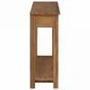Konsolinis stalas Natūrali 90 x 30 x 80 cm Kieto teka medžio