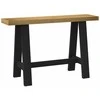 konsolinis stalas NOAIN A formos kojelės 120x30x75 cm
