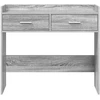 Konsolinis stalas Pilka Sonoma 90 x 35 x 80 cm Apdirbta mediena