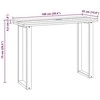 Konsolinis stalas Ruda 100 x 35 x 75 cm Kieto teka medžio