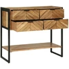 Konsolinis stalas Ruda 90 x 35 x 80 cm Kietos akacijos mediena
