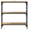 Konsolinis stalas Amatininkų ąžuolas 75 x 22,5 x 75 cm
