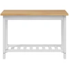 Konsolinis stalas su lentyna EKAI Balta 112 x 35 x 76 cm