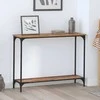 Konsolinis stalas su lentyna Sena mediena 101 x 30.5 x 75 cm