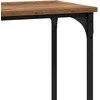Konsolinis stalas su lentyna Sena mediena 75 x 30.5 x 75 cm