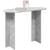 Konsolinis stalas su saugykla Betono pilka 100 x 39,5 x 75 cm