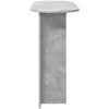 Konsolinis stalas su saugykla Betono pilka 100 x 39,5 x 75 cm