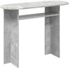 Konsolinis stalas su saugykla Betono pilka 100 x 39,5 x 75 cm