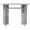 Konsolinis stalas su saugykla Betono pilka 100 x 39,5 x 75 cm