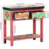 Konsolinis stalas su stalčių Įvairiaspalvis 80 x 35 x 76 cm