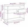 Konsolinis stalas su stalčių Senovinis medis 100 x 40 x 75 cm