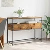 Konsolinis stalas su stalčių Senovinis medis 100 x 40 x 75 cm