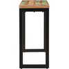 Konsolinis staliukas, 110x35x75cm, perdirbtos medienos masyvas