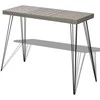 Konsolinis staliukas, 90x30x71,5 cm, pilkas