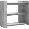 Konsolinis staliukas, betono, 100x35x90cm, apdirbta mediena