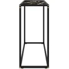 Konsolinis staliukas, juodas, 100x35x75cm, grūdintas stiklas
