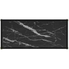 Konsolinis staliukas, juodas, 80x35x75cm, grūdintas stiklas