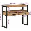 Konsolinis stalas Ruda 90 x 33 x 75 cm Kietos akacijos mediena