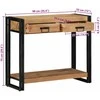Konsolinis stalas Ruda 90 x 33 x 75 cm Kietos akacijos mediena