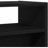 Konsolinis stalas juoda ąžuolo 105 x 30 x 80 cm