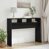 Konsolinis stalas juoda ąžuolo 105 x 30 x 80 cm