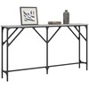 Konsolinis staliukas, pilkas ąžuolo, 140x23x75cm, mediena