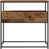 Konsolinis stalas su stalčių Senovinis medis 75 x 40 x 75 cm